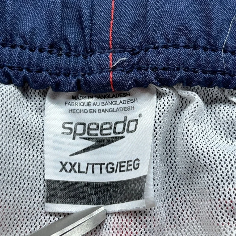 Speedo Swim Lined Trunks Mens XXL Shorts Pool Beach Preppy Dock Travel‎ Resort